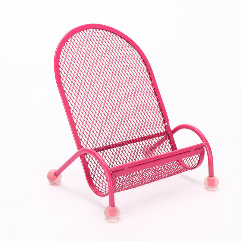 Creative Metal Mini Recliner Chair Phone Holder