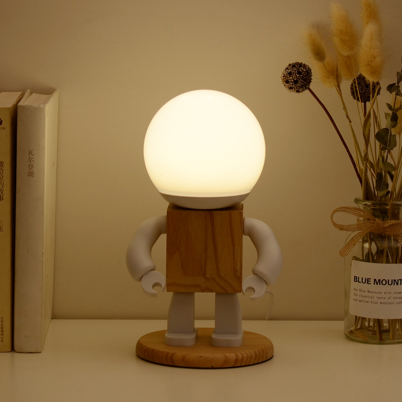 robot bedside lamp