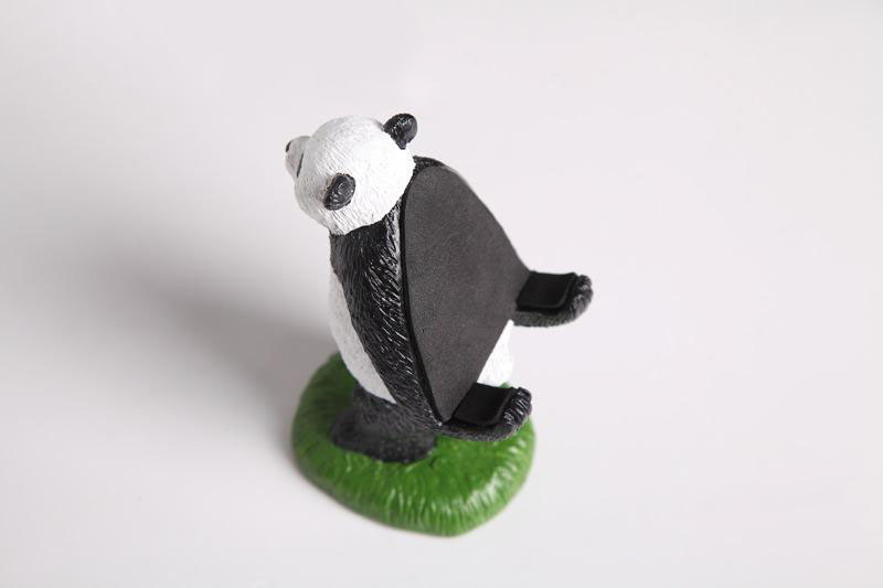 Cute Black-eyed Panda Cell Phone Holder