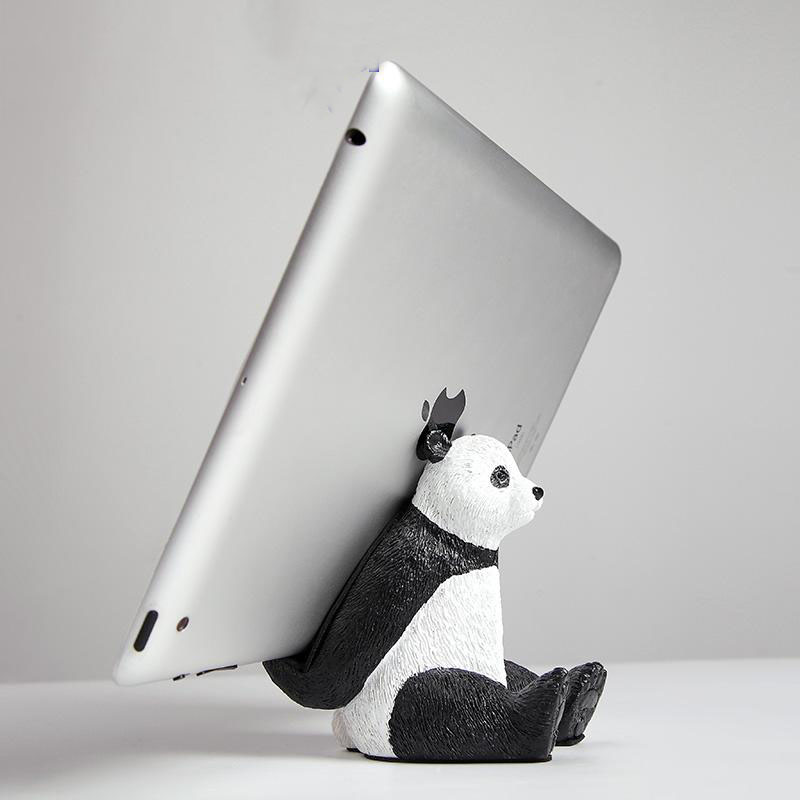 Cute Panda Sitting On The Ground Ipad Holder Phone Stand