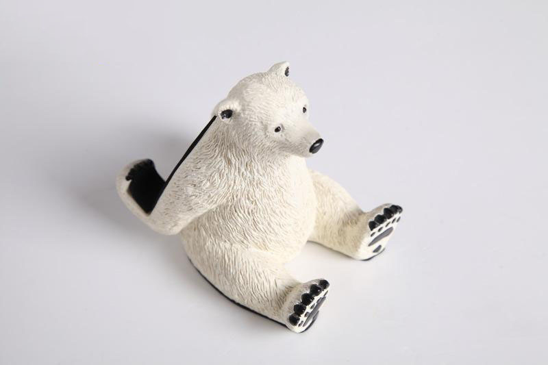 Polar Bear Sitting On The Ground Ipad Holder Cell Phone Stand