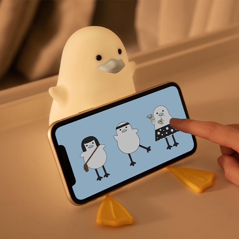 Creative Big Feet Duck LED Rechargeable Night Light