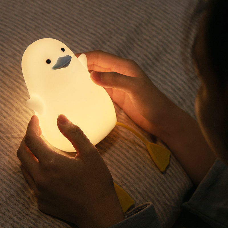 Creative Big Feet Duck LED Rechargeable Night Light