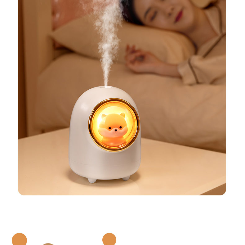 Cute Cartoon Animal Humidifier With Light