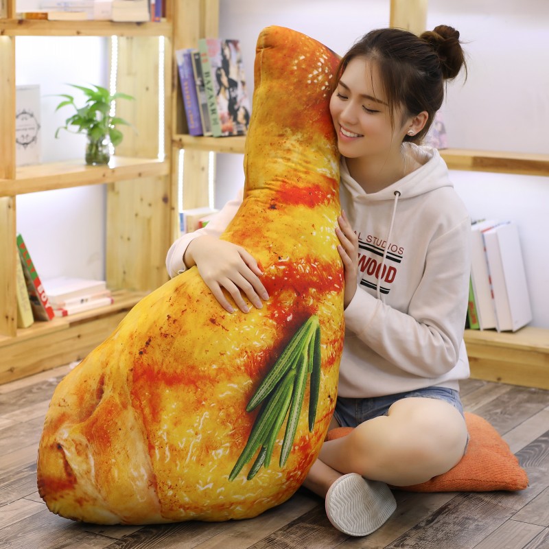 Simulation Big Chicken Thigh Plush Pillow Toy