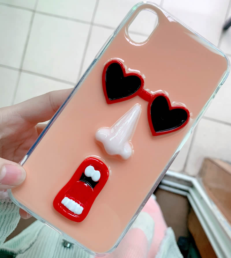 Spoof Cartoon Expression Iphone Case