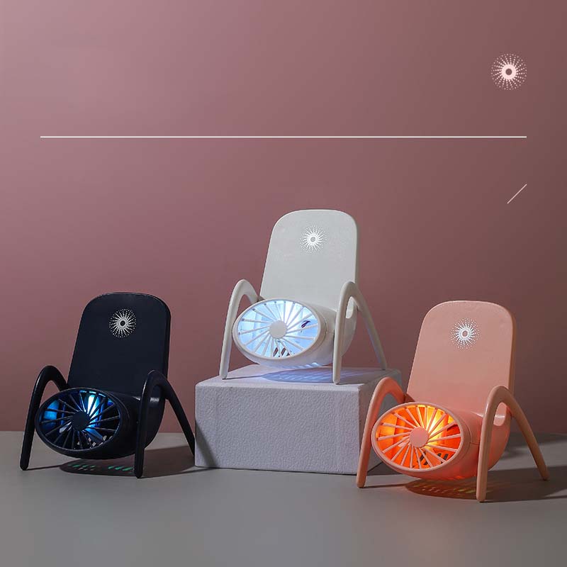 Chair Charging Small Fan Phone Holder