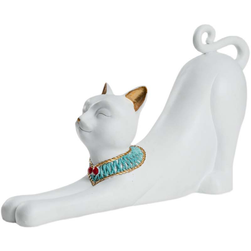 Classic Egyptian God Cat Art Deco Sculpture