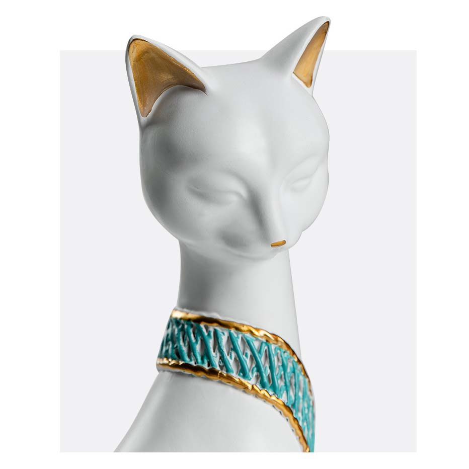 Classic Egyptian God Cat Art Deco Sculpture