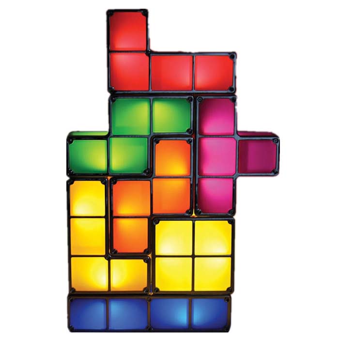 Classic Stitching Tetris Multicolour Night Light