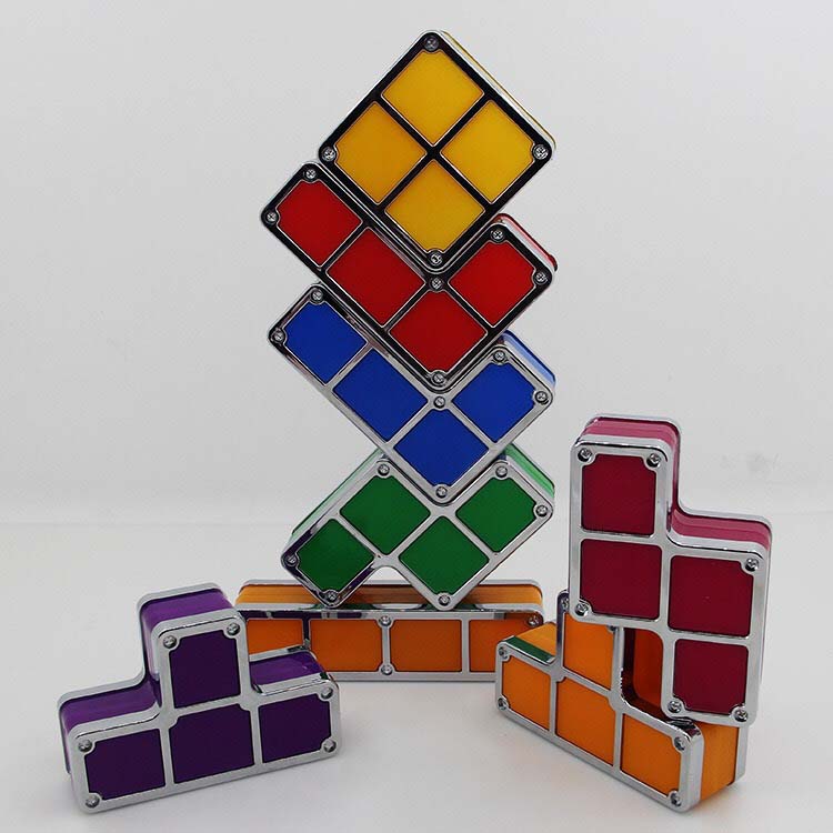 Classic Stitching Tetris Multicolour Night Light