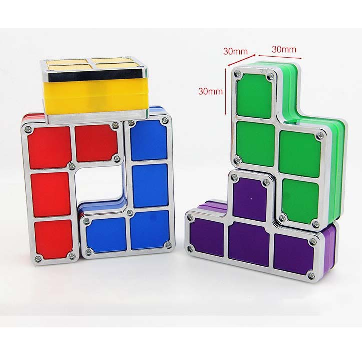 Classic Stitching Tetris Multicolour Night Light