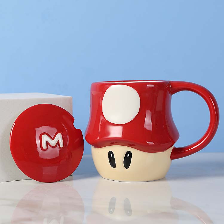 Creative Cartoon Super Mario Water Pipe Mushroom Mug