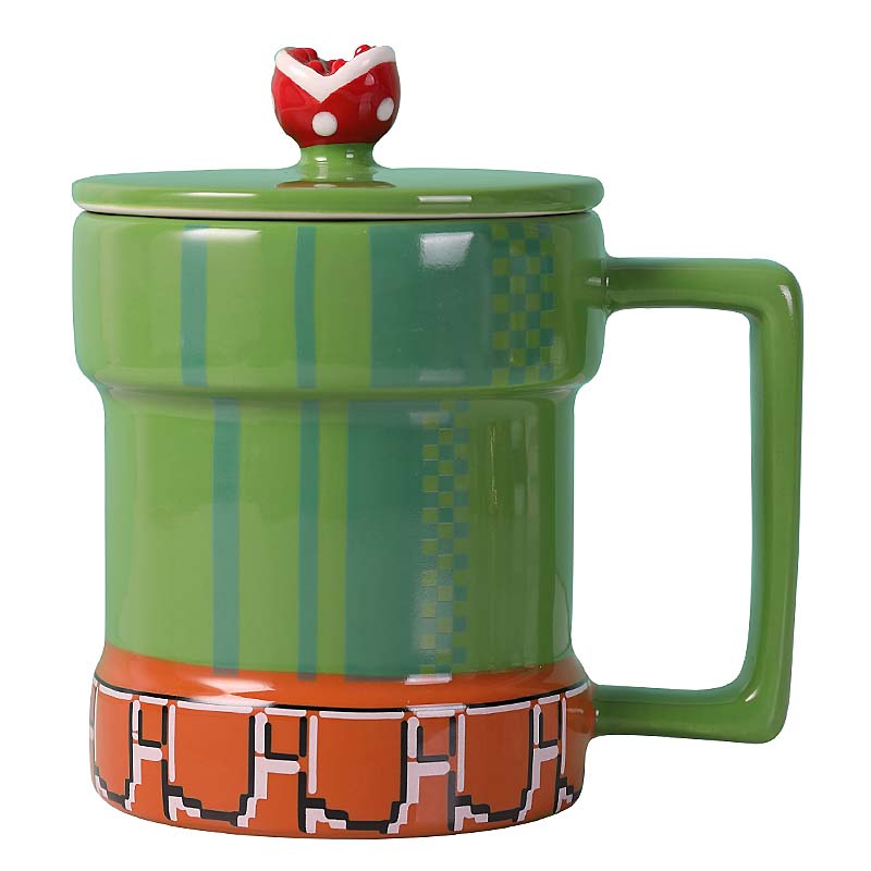 Creative Cartoon Super Mario Water Pipe Mushroom Mug