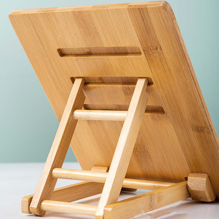 Folding Bamboo Wood Mobile Phone Holder Ipad Stand