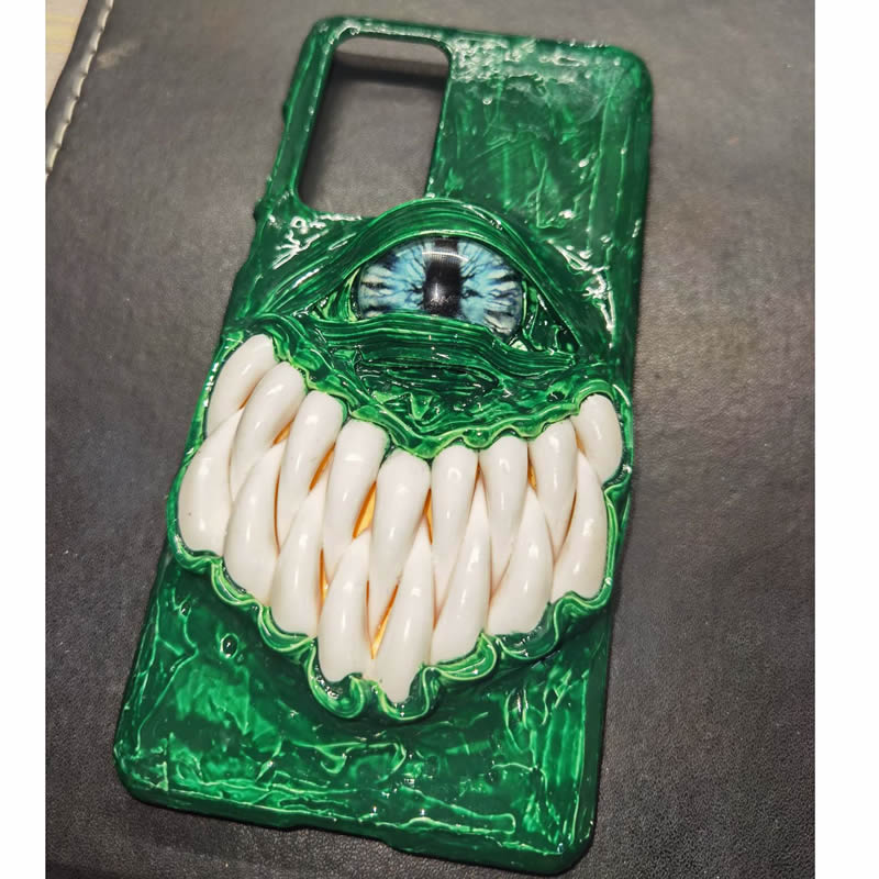 Green Big Mouth Monster IPhone Phone Case