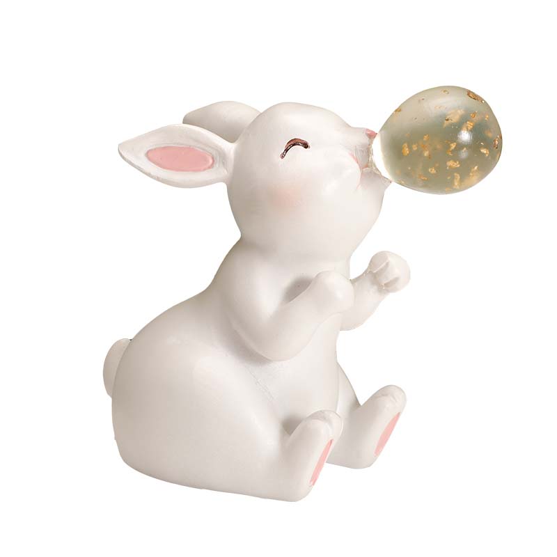 Blowing Bubbles Cartoon Small Animal Desktop Decoration With Lights