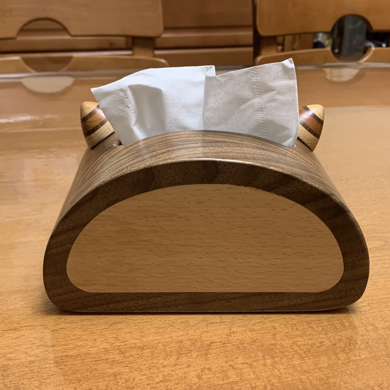 Classic Bighorn Black Walnut Tissue Box