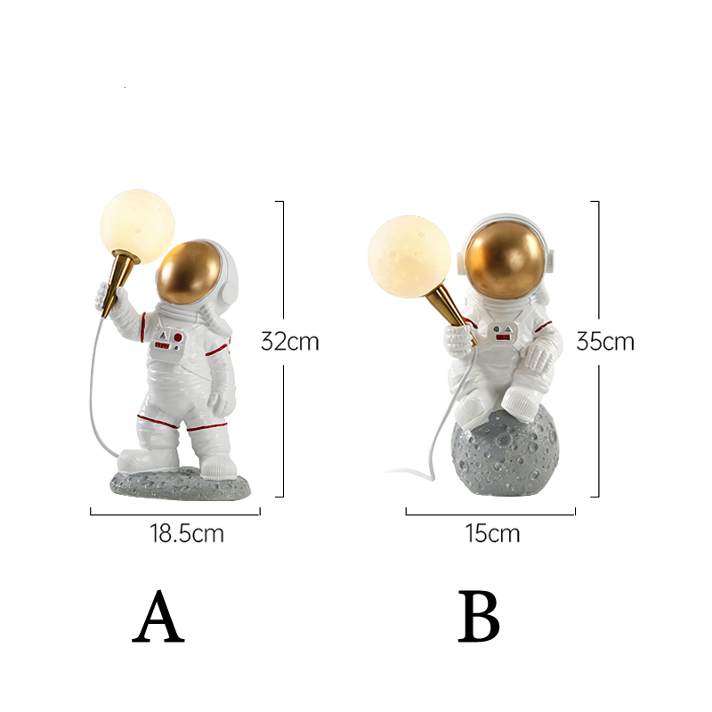 Creative Astronaut Bedroom Table Lamp Decoration Night Light