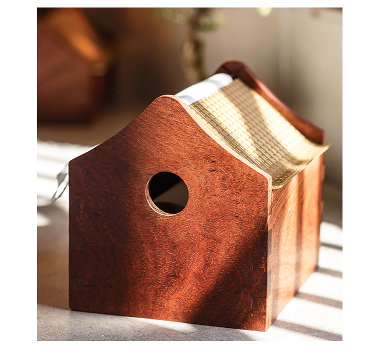 Creative Brass And Rosewood Combined With Classical Art Tissue Box