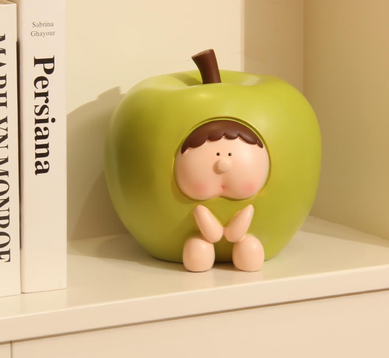 Cute Apple And Pear Decorative Piggy Bank