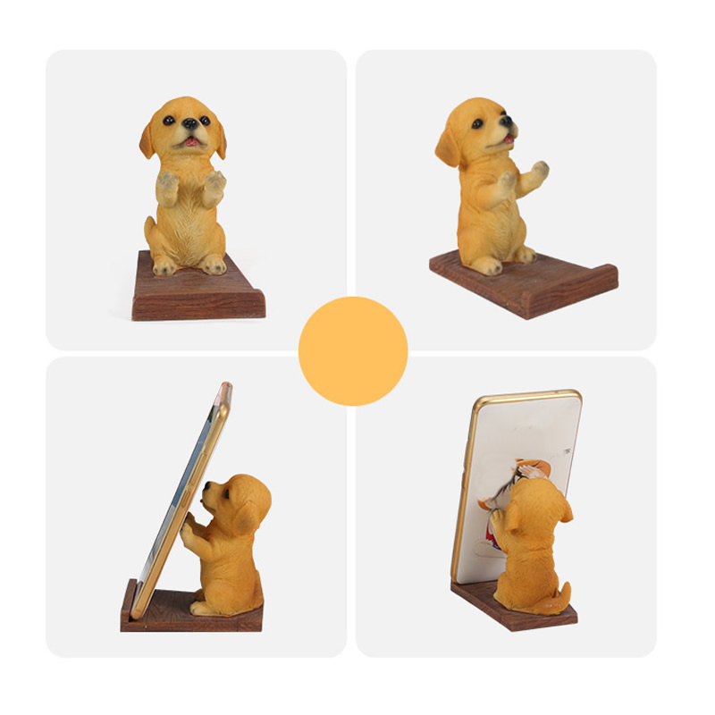 Cute Dog Phone Holder Desktop Ornaments