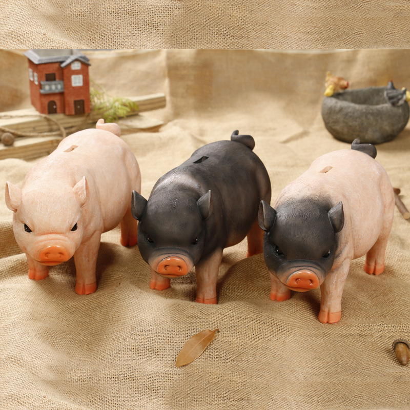 Cute Piggy Cartoon Decoration Piggy Bank