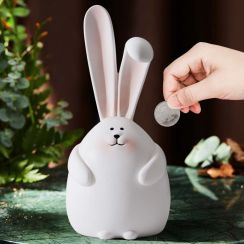 Cute Big Ears Bunny Piggy Bank Children Gift Coin Storage