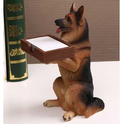 Creative Wolf Dog Shape Business Card Holder